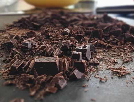 Chopped chocolate chunks